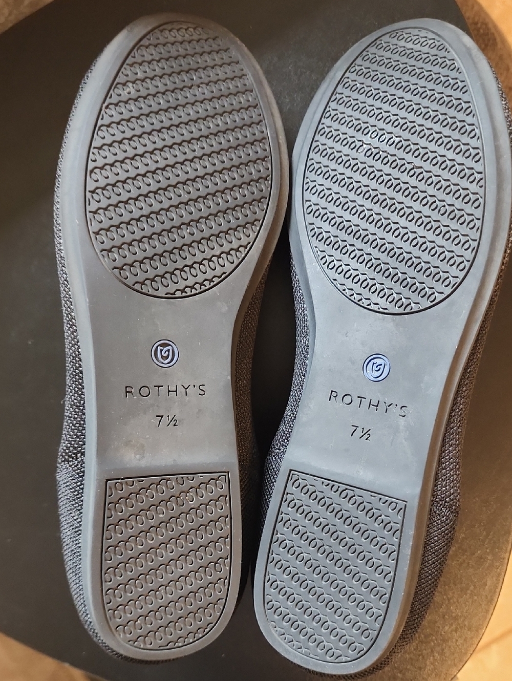 Rothy's The Flat - size 7.5 - Black - Picture 2 of 2